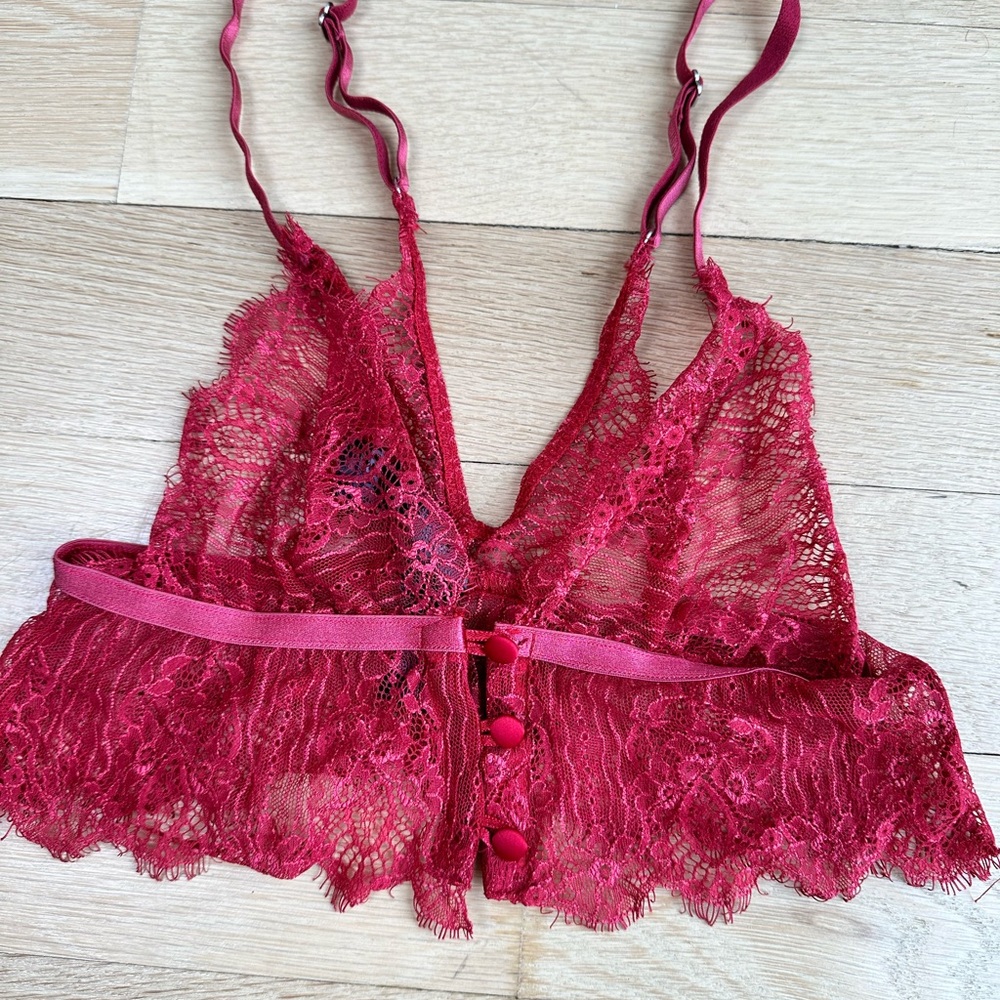 Red ASOS Bralette